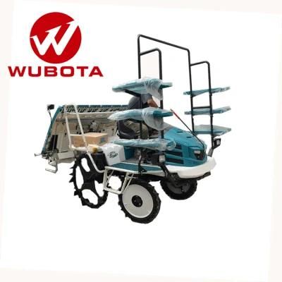 Wubota Machinery 6 Row Kubota Similar Riding Type Rice Transplanter for Sale in Myanmar