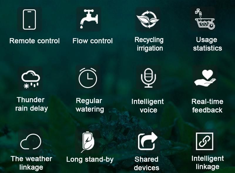 Wireless Control Wireless Water Timer Tuya APP Digital Watering Irrigation Timer for Garden Irrigation System