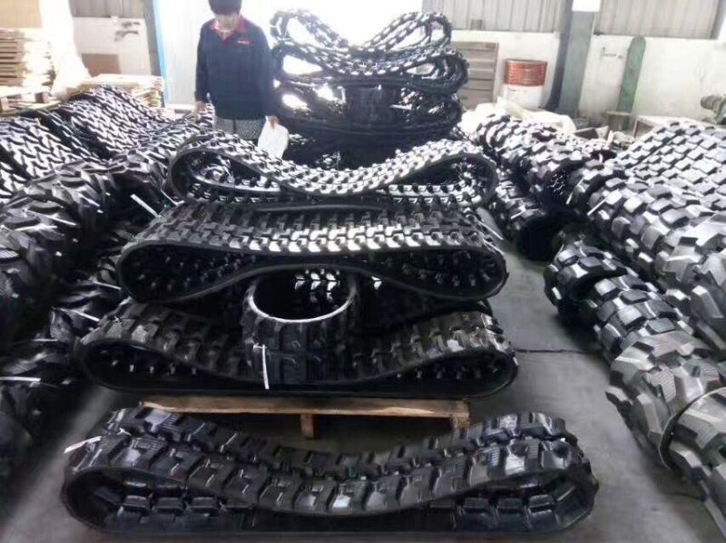 500X90X56 Agricultural Combine Harvester Rubber Track Crawler World Lovol Luckystar