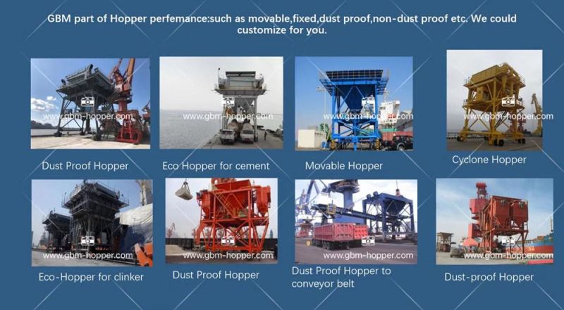 50cbm Port Eco-Hopper Erection on Cameroon Port Dust-Catcher Hopper