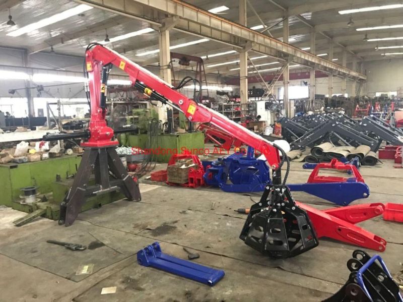 Palm Fruit Crane Grapple Machine