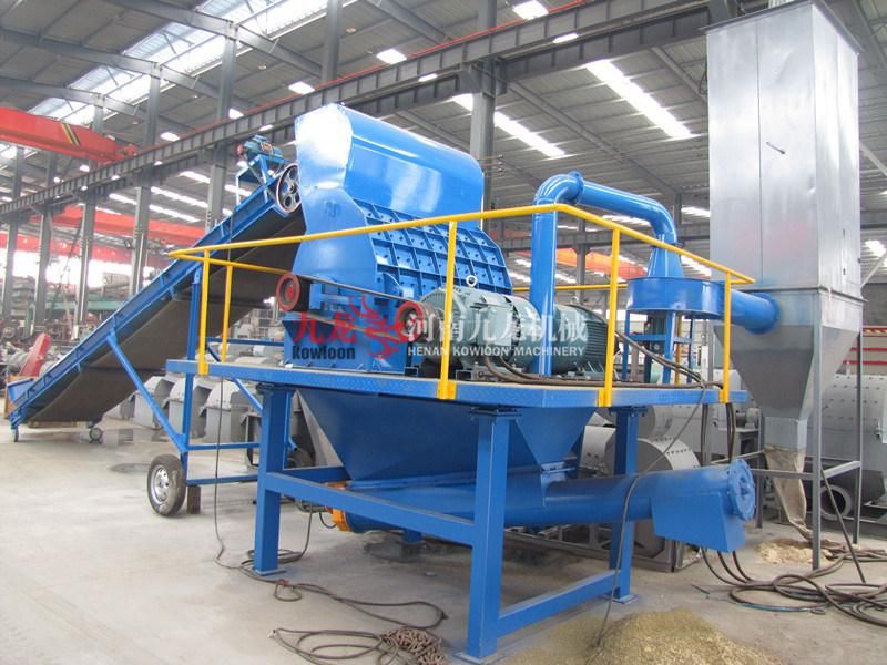 Wood Processing Machine From Chips Into Sawdust or Finer Powder