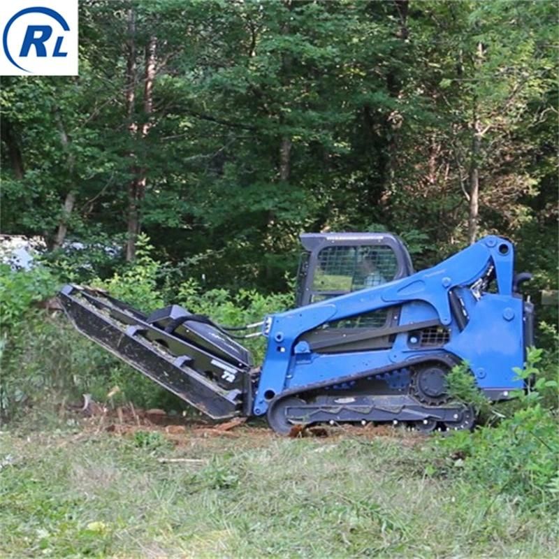 Qingdao Ruilan Customize Skid Steer Heavy Duty Open Front Industrial Brush Cutter/Mower/Welding Integration for Sale