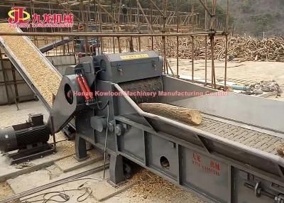 Nailed Steel Mixed Ferrous Construction Wasted Wooden Pallet Recycle Crusher Wood Crushing Machine