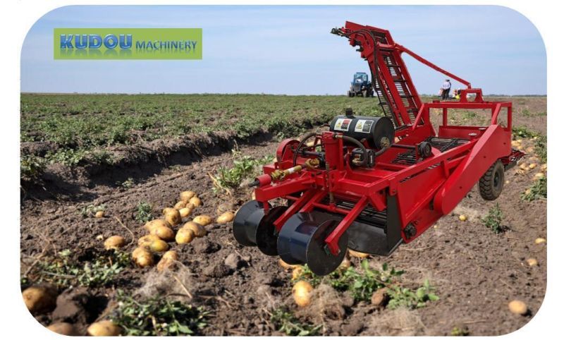 Potato Harvesting Machine Onion Harvester with Automatic Loading Device