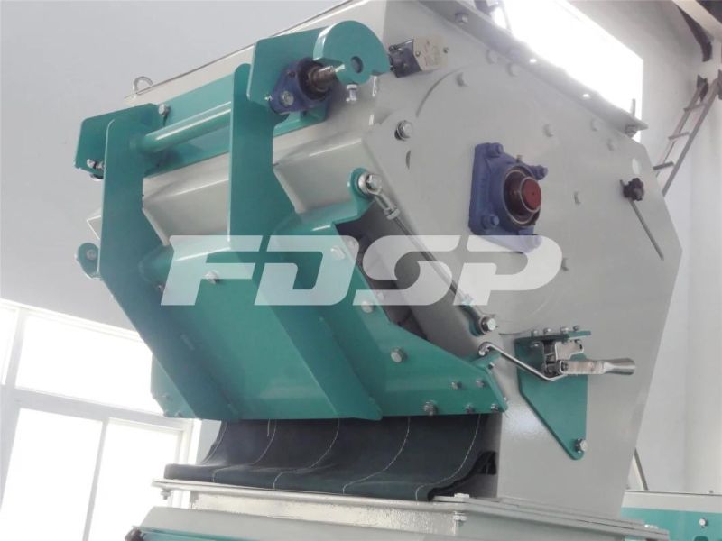 Impeller Feeder with Self-Clean Magnetic Separator for Hammer Mill