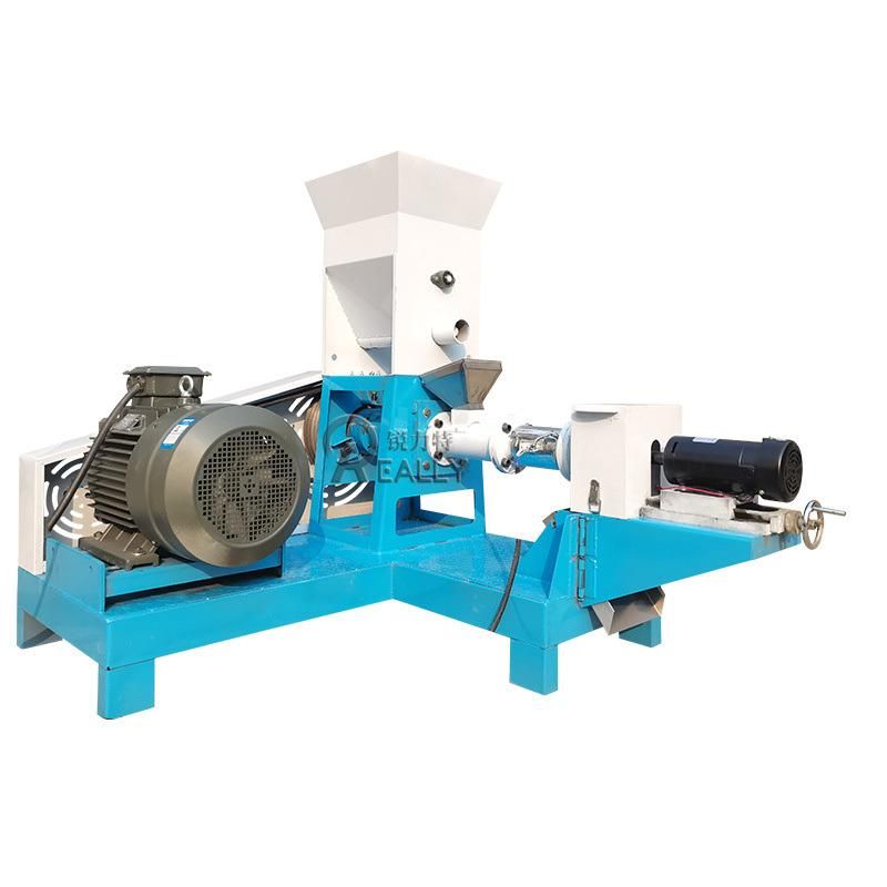 Commercial Automatic Floating Fish Feed Pellet Making Processing Machine Cat Dog Feed Extruder Animal Food Making Machine for Sale