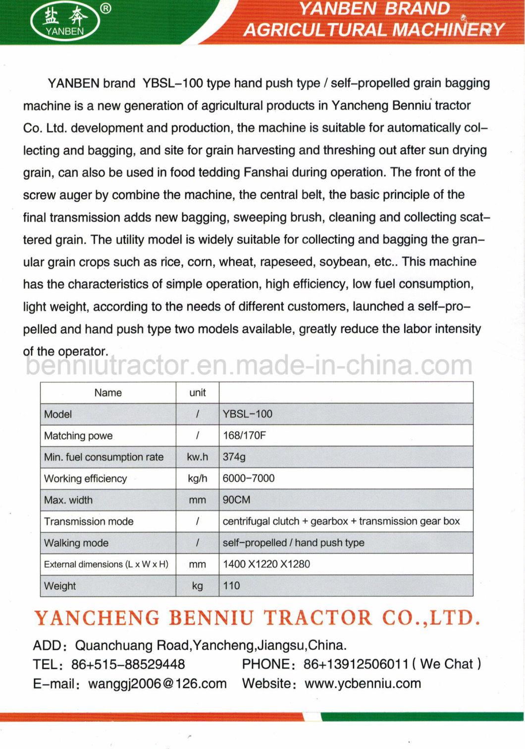 Ybsl-100 Grain Filling and Bagging Machine