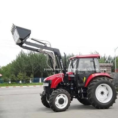 India Hot Sale Tz10d Euro Quick Hitch Type Front End Loader for 70-100HP Wheel Agricultural Farm Tractor