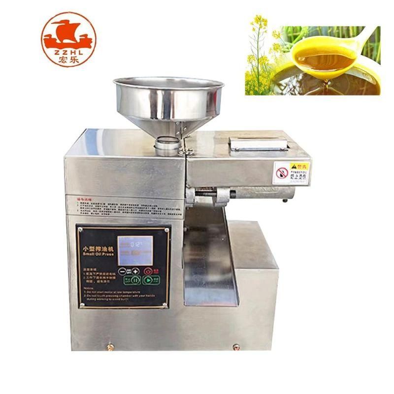 Peanut/Soybean/Sunflower Seeds Coconut Avocado Extraction Home Use Oil Press Machine