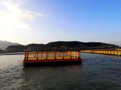 Square Cages for Tilapia Fish Breeding in Lake