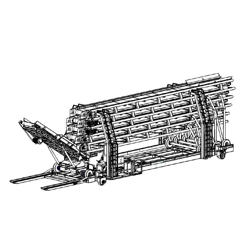 Phase III Filling Cassette Mushroom Compost Filling Machine