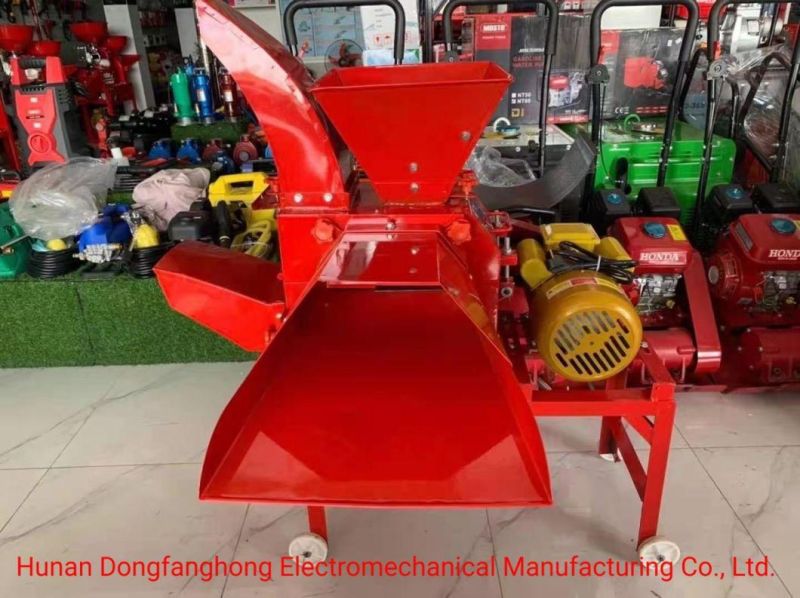 Animal Feed Dry Wet Corn Straw Grass Chopper Cutter Grinder Straw Cutting Machine Chaff Cutter