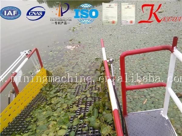 Hydraulic Aquatic Water Weed Harvester in Indonesia