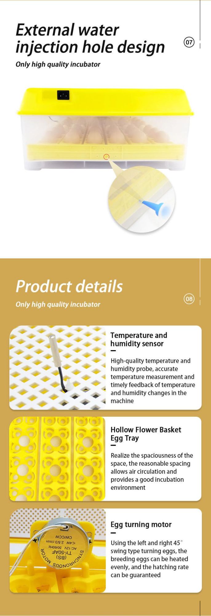 Automatic Humidity and Temperature Thermostat Controller Farm Poultry Accessories Tools Ostrich Egg Incubators