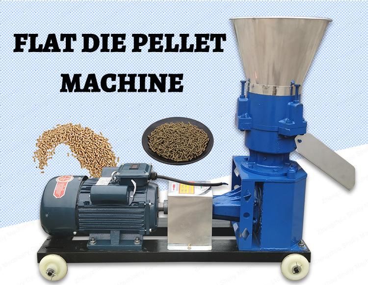 Mini Wood Rabbit Chicken Pig Animal Feed Pellet Machine