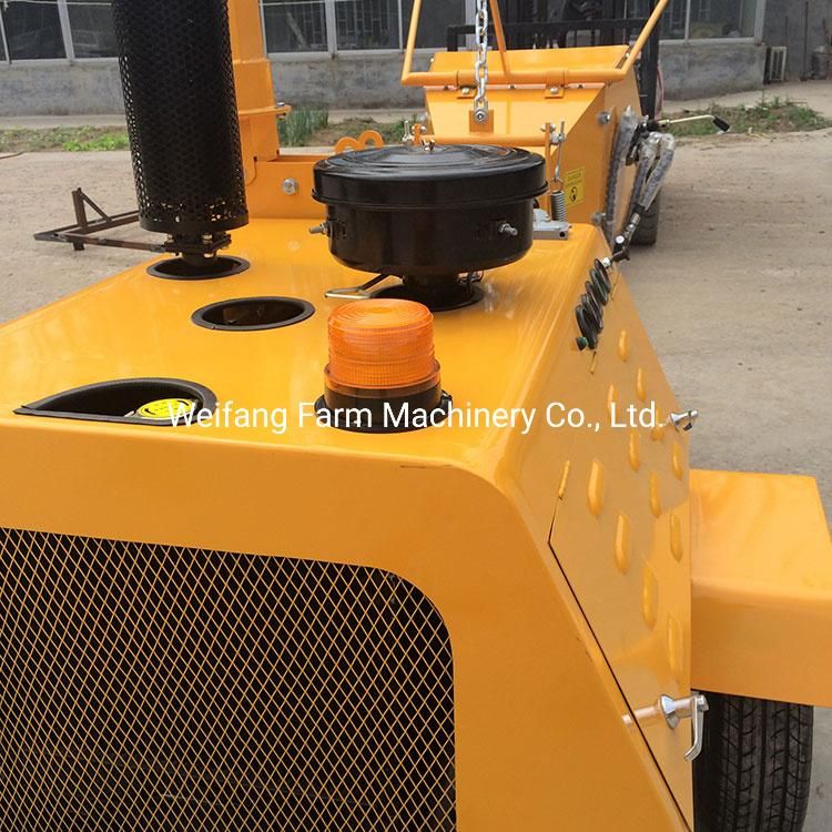 Diesel Engine Wood Chipper Trailed Branch Shredder