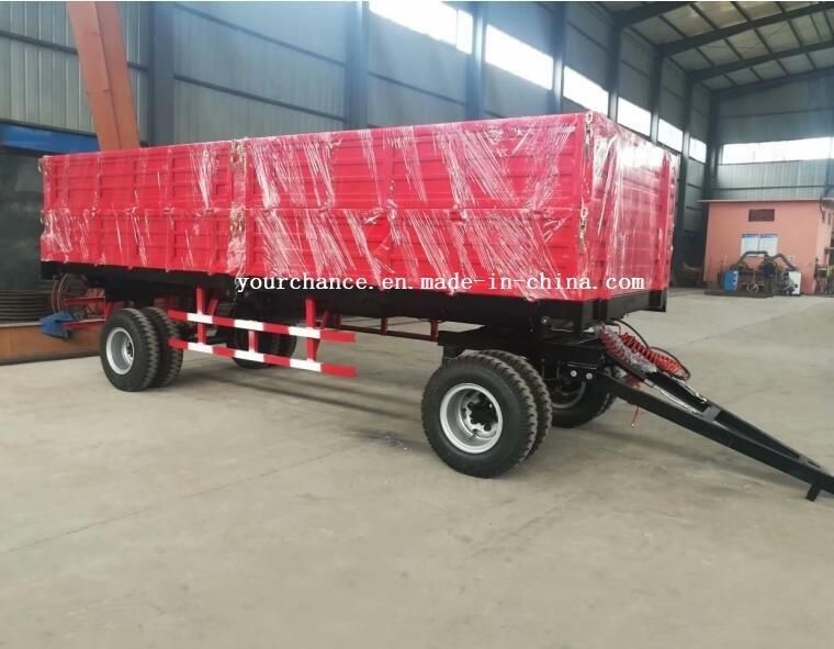 Africa Hot Selling Farm Trailer 7cx-20t 8 Wheels 20 Tons Three Way Tipping Heavy Duty Agricultural Farm Trailer Made in China