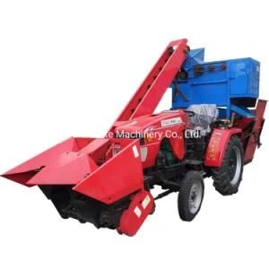 Large Production Capacity Sweet Corn Maize Harvester Machine with Straw Smashing and Peeling Function