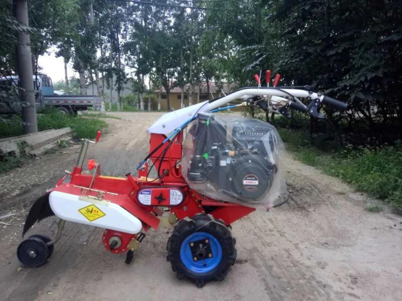 Green Onion Planting Machine 6.5HP-13HP Small Farm Equipment Hand Operated Diesel Hillers