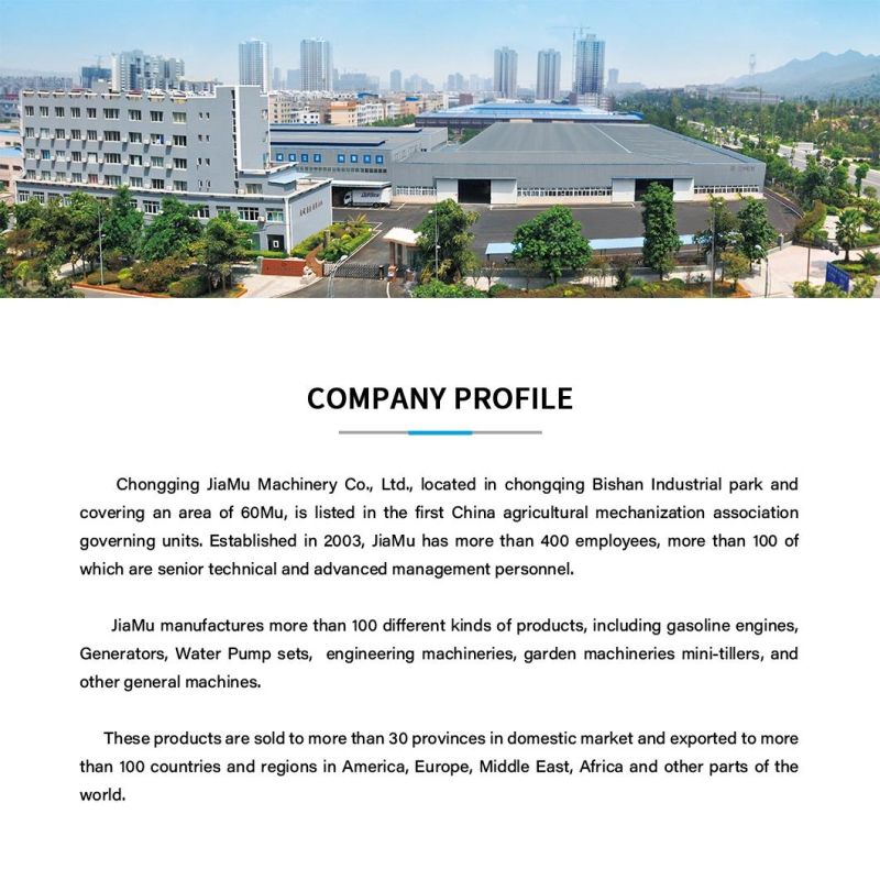 Jiamu GM500-1 D with GM170 All Gear Aluminum Transmission Box Agricultural Machinery Recoil Start Petrol D-Style Mini Power Tillers in Chongqing