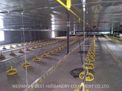 Automatic Chicken Poultry Farm Accessories for Modern Poultry Closed Farm House