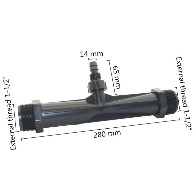 1 1.5 Inch Male Thread Agricultural Farm Irrigation System Device Venturi Fertilizer Tube Injector