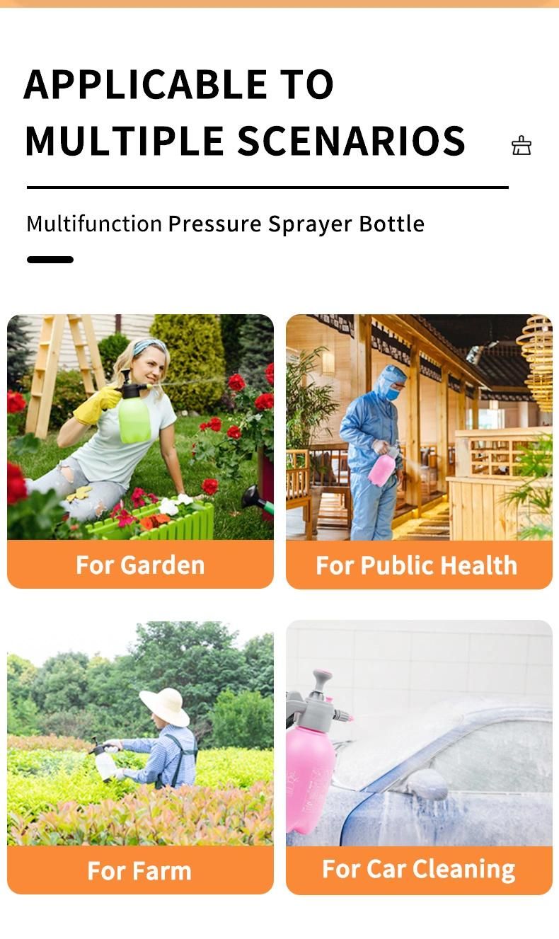 Fine Atomization Brass Nozzle Manufacturer Plastic Air Pressure Spray Pest Control Hand Pump Water Pressure Sprayer