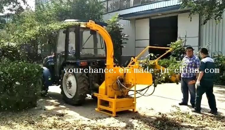 Hot Selling Wc-8h 35-80HP Tractor Pto Drive 8 Inch Wood Chipper with Hydraulic Feeding System