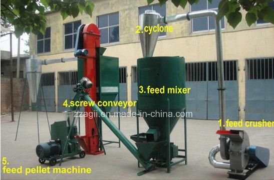 Ce Certification Factory Supply Ring Die Small Poultry Feed Pellet Mill Line