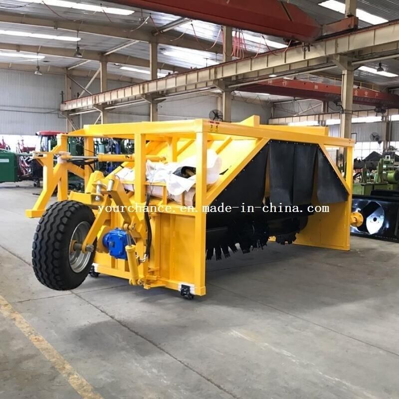 India Hot Selling Organic Fertilizer Production Machinery Zfq350 3.5m with 120-180HP Tractor Behind Towlable Compost Windrow Mixer Turner Machine