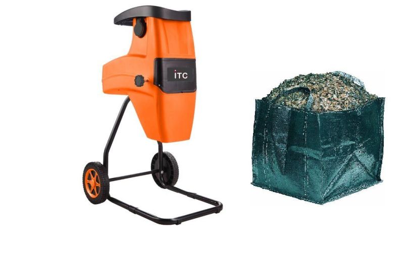 2500W Powerful-Electric Garden Branches/Trees/Leaf Shredder Machine-Power Tools