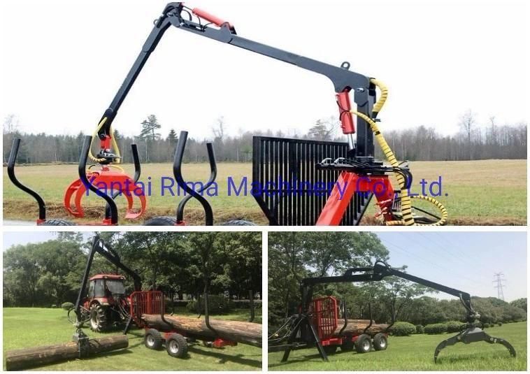Rima RC 3m Small Log Crane for ATV Trailer
