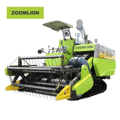 Efficient Operation Optional Cabin Rice Combine Harvester with Diesel Engin