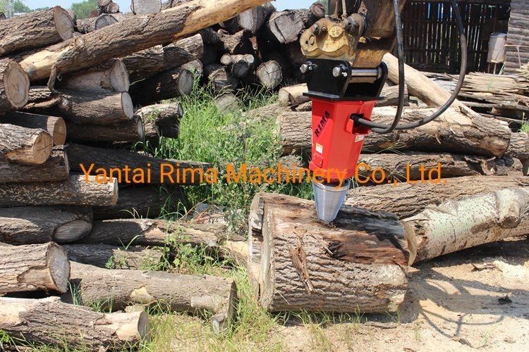 Screw Cone Log Splitter / Log Splitter Attached on Excavator