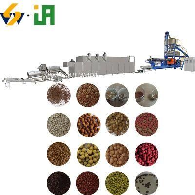 Tilapia Fish Feed Machinery Machines Automatic Floating Fish Feed Pellet Machine