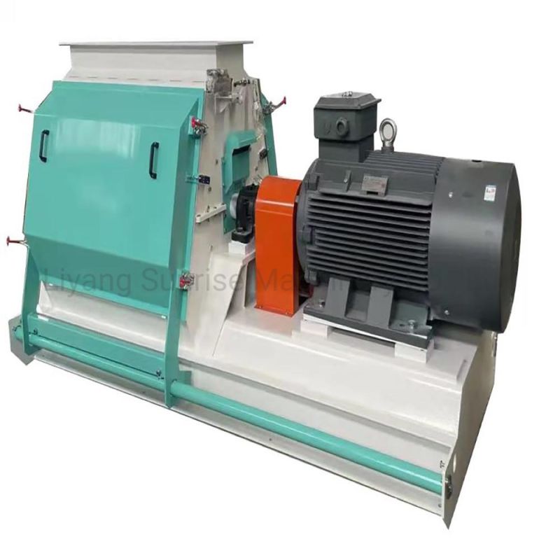 China Supply Wide Hammer Mill with ISO for Fish Feed and Suckling Pig Feed