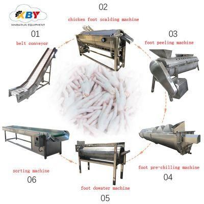 Chicken Slaughter Production Line Feet Peeling Machine Chicken Feet Peeling Machine Price