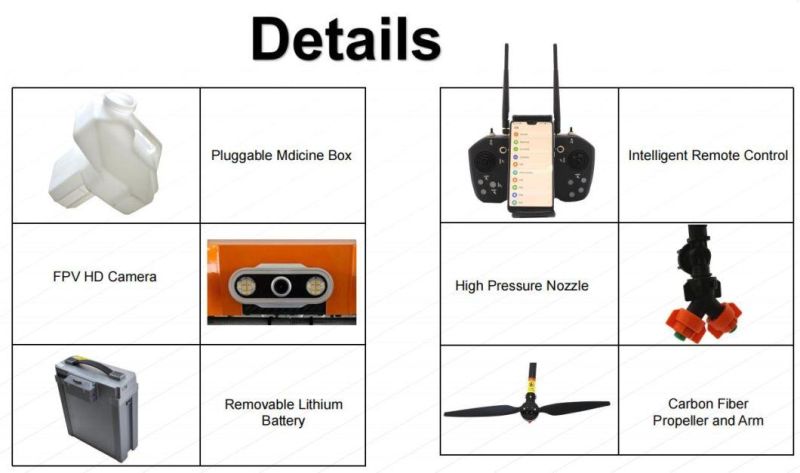 New Type Detachable Tank Drone Agriculture Spray with Fogger Device Drone Crop Sprayer in Agriculture High Pressure Nozzle Uav