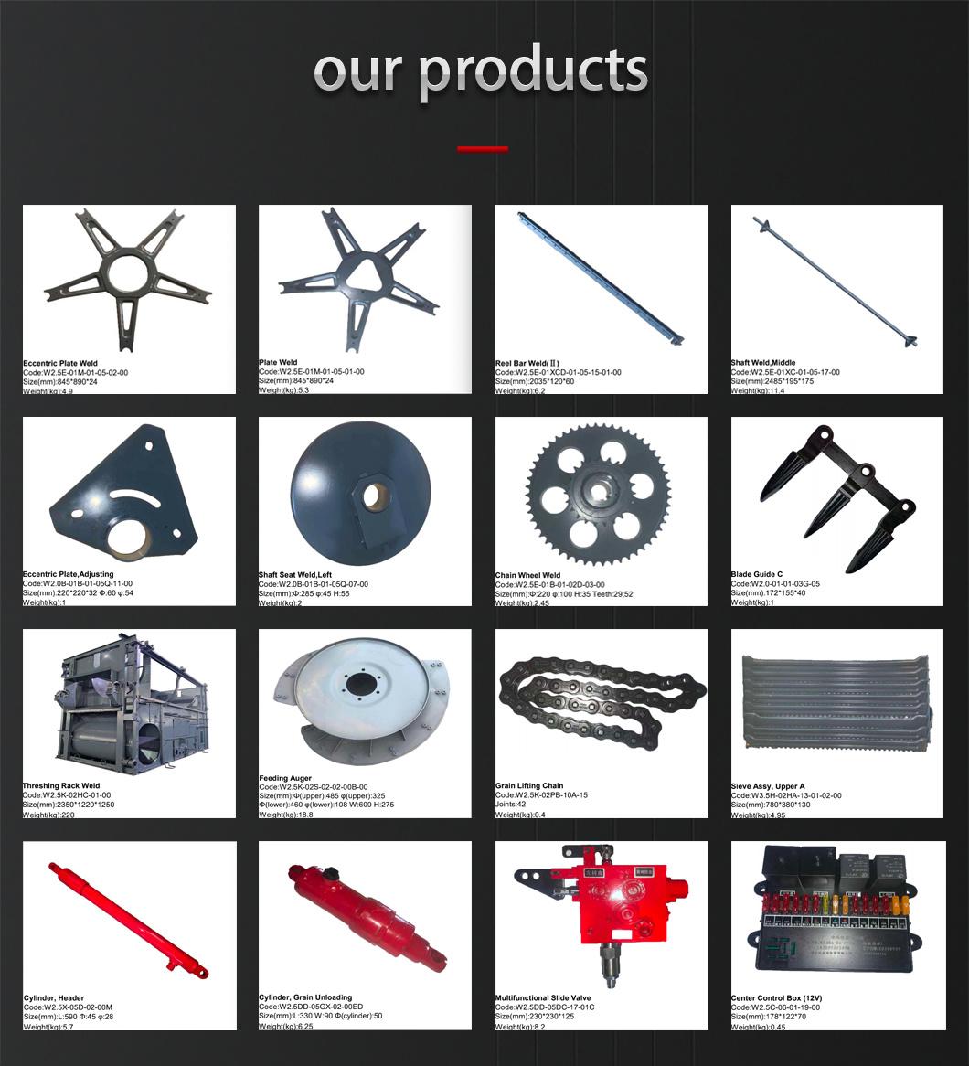 Farm Machinery World Harvester Parts Header and Conveyor Spare Parts Reel Belt W2.5e-01xcp-01-18