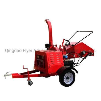 Garden Wood Chipper / Shredder CE Approval Gasoline Power Wood Chipper