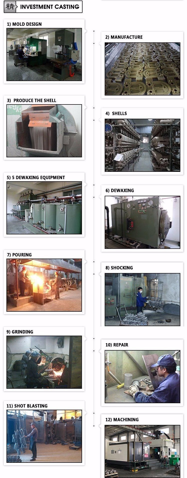 OEM Investment Casting Tiller Stainless Steel Parts
