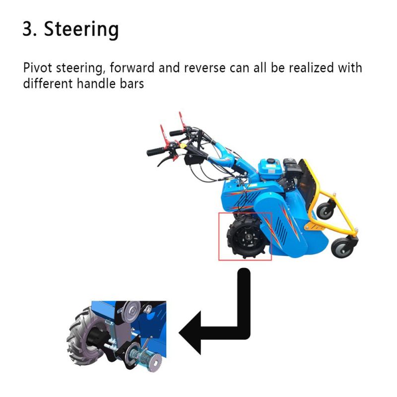 Jiamu 225cc Gasoline Engine Gmt60 Grass Cutting Lawn Mower Garden Machinery with CE Hot Sale