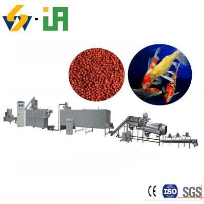 Floating Fish Feed Pelleting Equipment Machine Animal Poultry Feed Production Line Extruder