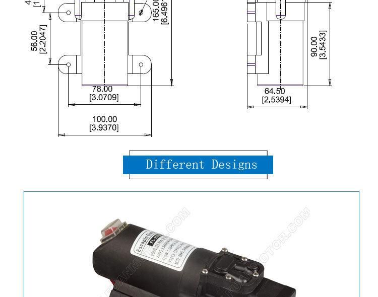 DC Solar Diaphragm Pump 12V-24VDC