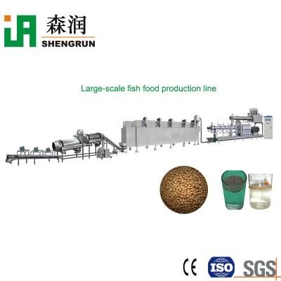 Automaticlly Fish Feed Pellet Making Machine Fish Food Production Line