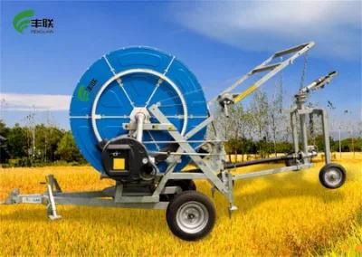 Traveling Water Hose Reel Rain Spray Irrigation Machine