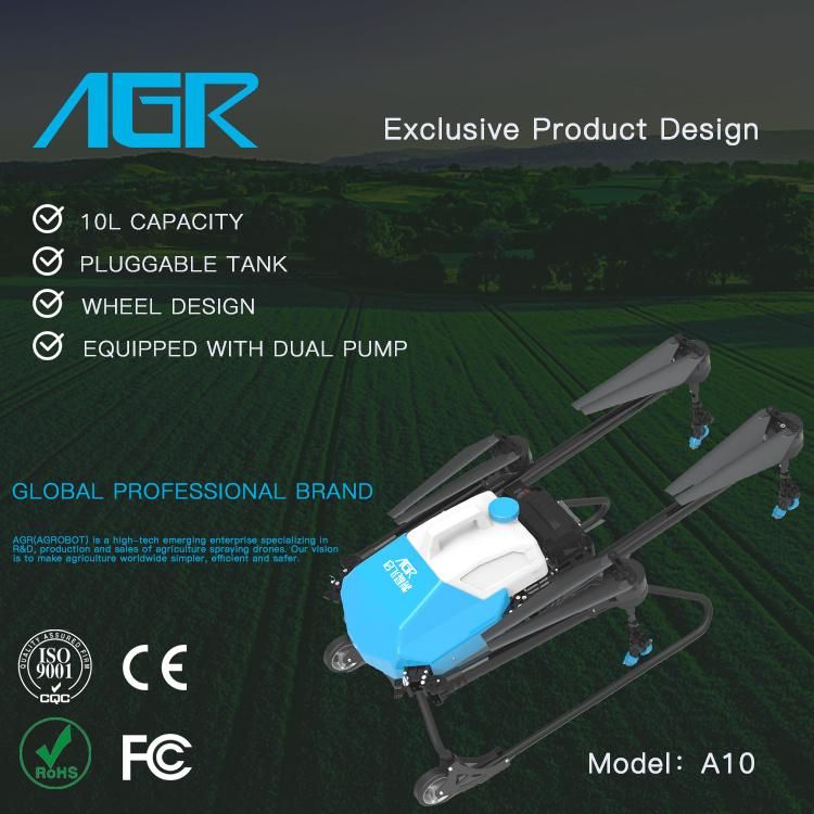 10L Long Flight Time High Speed Agriculture Drone Uav Machine for Farmers