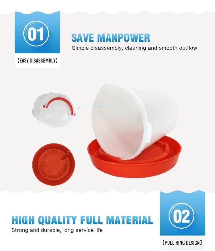 Africa Cheap Price Plastic Drinkers and Feeders for Poultry Farm