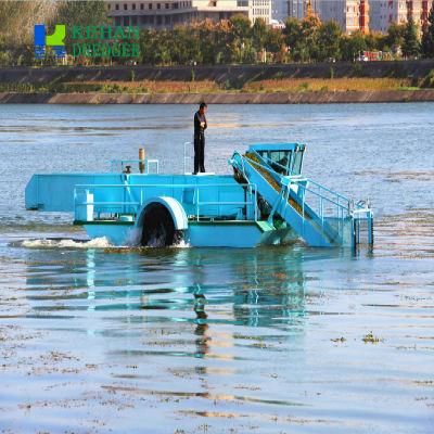 Plants Floating Grass Mower Boat Aquatic Hyacinth Harvester